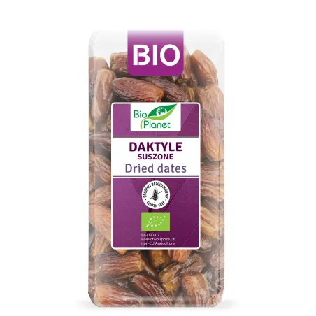 Daktyle Suszone Bezglutenowe BIO 400 g – Naturalna Słodycz