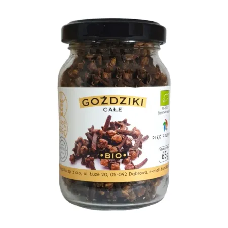 Goździki całe BIO 65 g – ekologiczne, aromatyczne, bezglutenowe