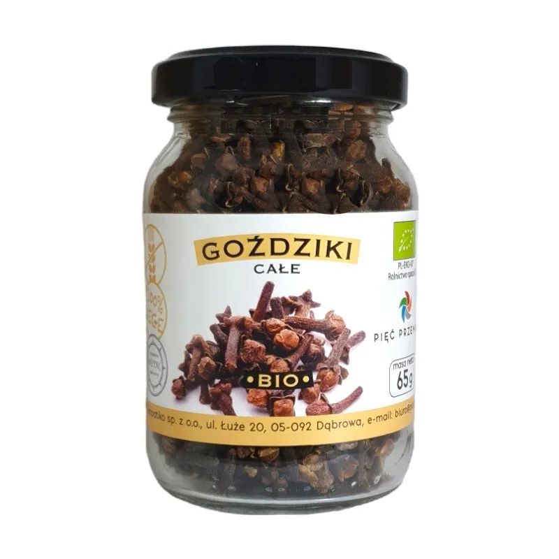 Goździki całe BIO 65 g – ekologiczne, aromatyczne, bezglutenowe