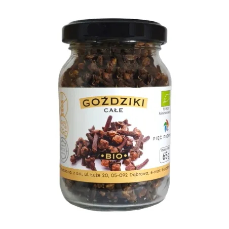 Goździki całe BIO 65 g – ekologiczne, aromatyczne, bezglutenowe