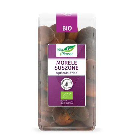 Morele Suszone Bezglutenowe BIO 400 g – Zdrowa Przekąska