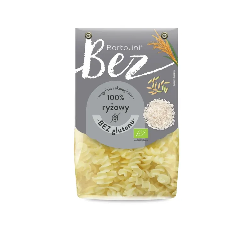Makaron ryżowy świderki BIO 250 g – delikatny, bezglutenowy