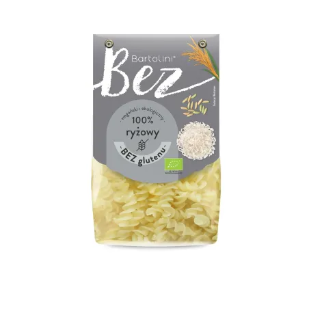 Makaron ryżowy świderki BIO 250 g – delikatny, bezglutenowy