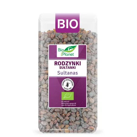 Rodzynki Sułtanki Bezglutenowe BIO 400 g – Naturalna Słodycz