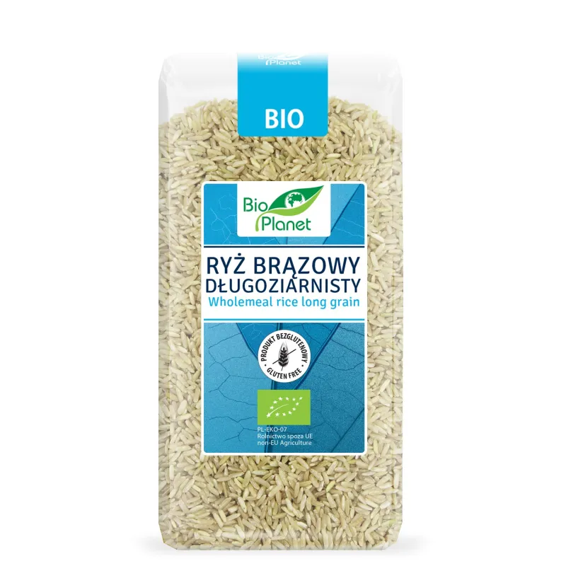 Ryż Brązowy Długoziarnisty BIO 500 g – Zdrowy i Ekologiczny