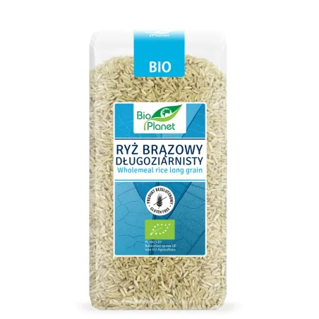 Ryż Brązowy Długoziarnisty BIO 500 g – Zdrowy i Ekologiczny