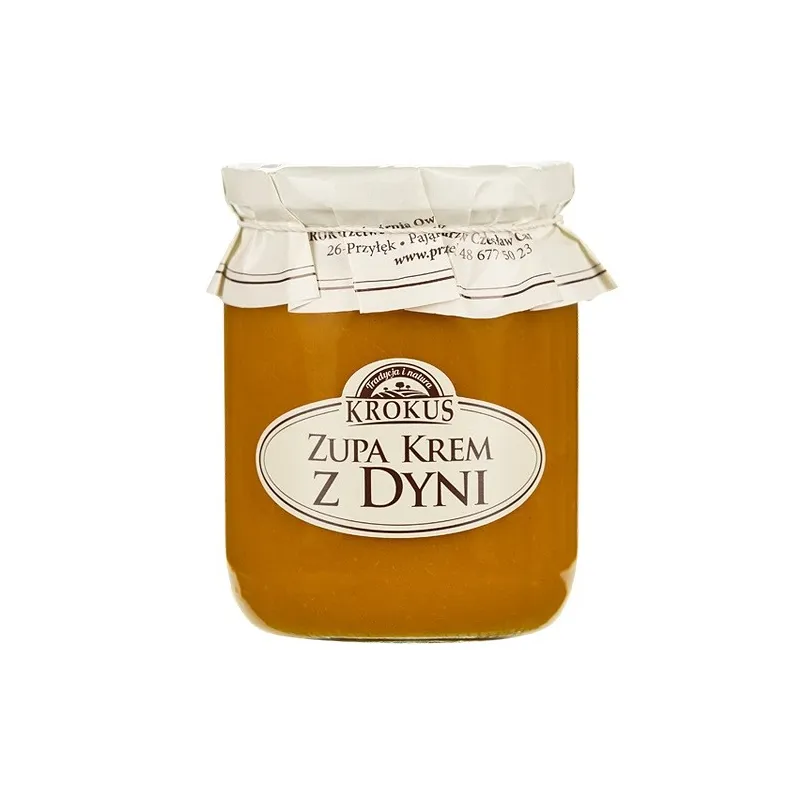 Zupa krem z dyni bezglutenowa 470 g – naturalny smak | Krokus