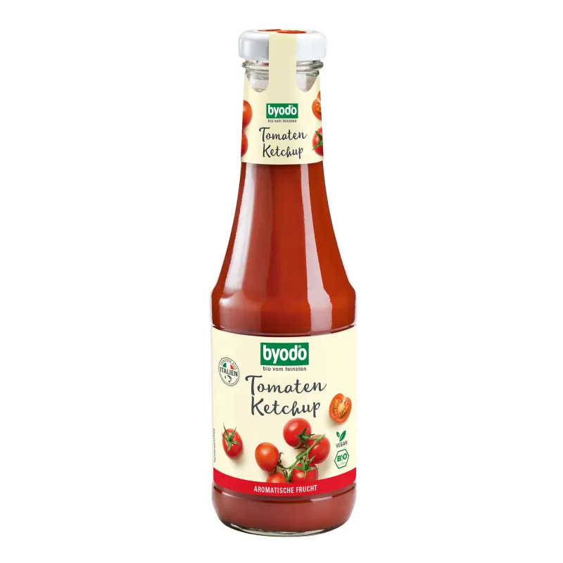 Ketchup łagodny BIO | Bezglutenowy, ekologiczny | Byodo