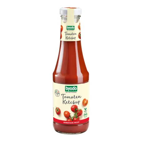Ketchup łagodny BIO | Bezglutenowy, ekologiczny | Byodo