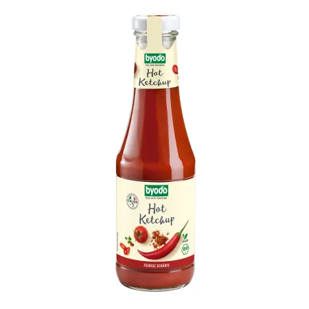 Ketchup pikantny BIO | Bezglutenowy i ekologiczny | Byodo