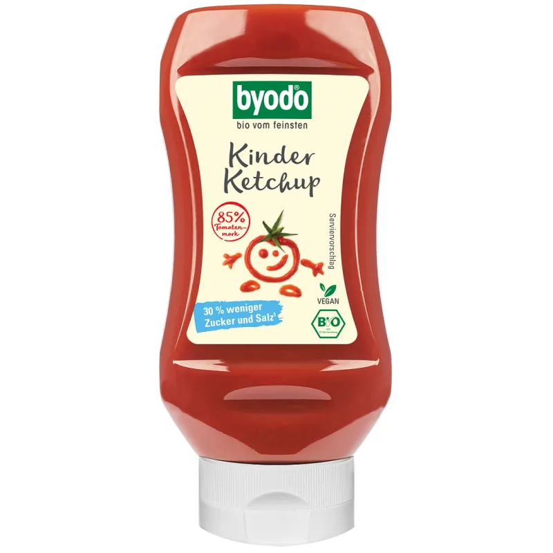 Ketchup dla dzieci BIO | Bezglutenowy i ekologiczny | Byodo
