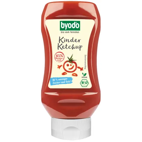 Ketchup dla dzieci BIO | Bezglutenowy i ekologiczny | Byodo