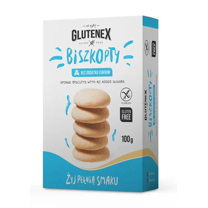 Biszkopty bezglutenowe bez cukru – lekkie i chrupiące | Glutenex