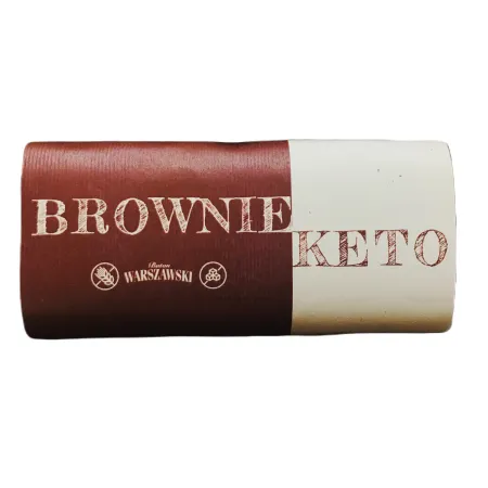 Baton Brownie Keto – bez cukru, bez glutenu | Baton Warszawski