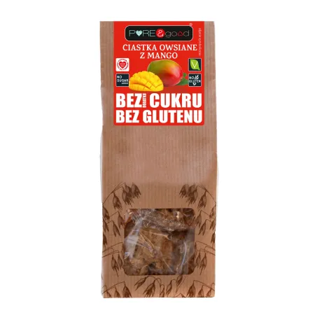 Ciastka owsiane z mango – bez cukru, bez glutenu | Pure&Good