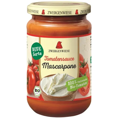 Sos pomidorowy z mascarpone BIO – kremowy, bezglutenowy