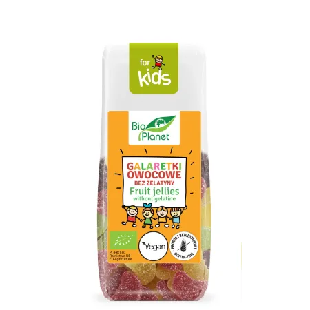 Galaretki Owocowe BIO 100 g – Wegańskie i Bezglutenowe