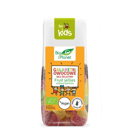 Galaretki Owocowe BIO 100 g – Wegańskie i Bezglutenowe