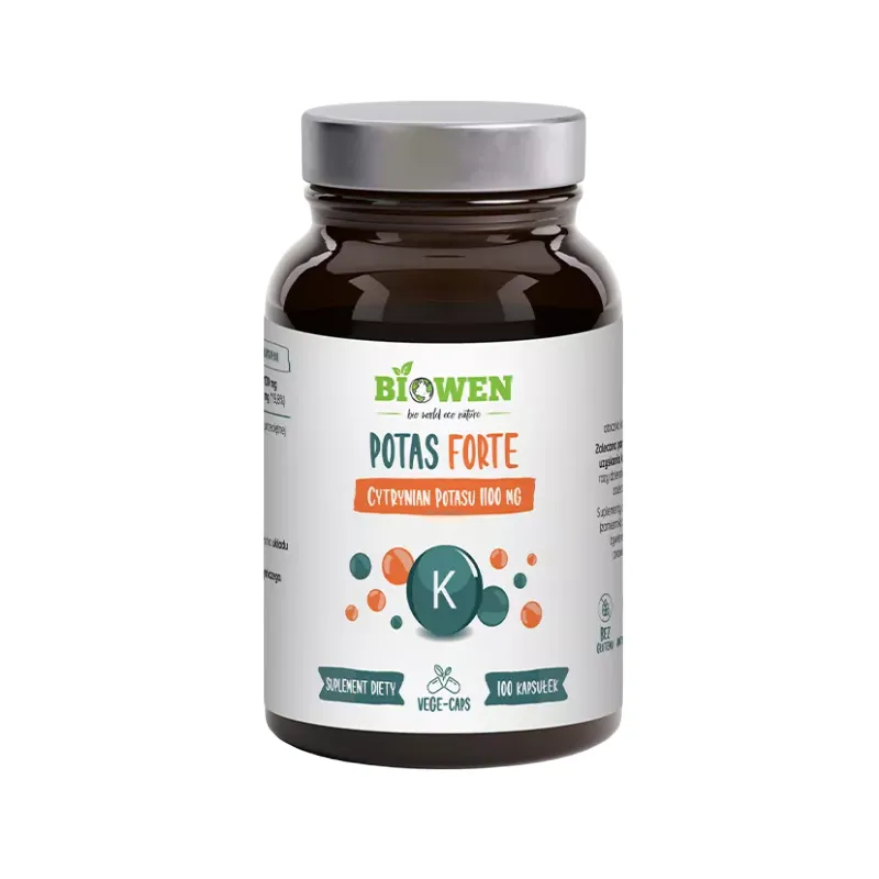 Potas Forte 1100 mg – wsparcie mięśni i serca | Suplement