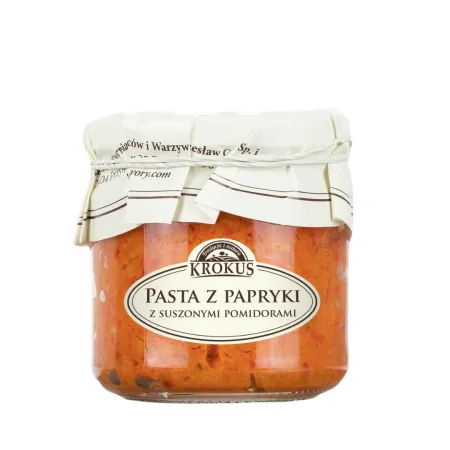 Pasta z papryki i suszonych pomidorów – bezglutenowa, wegańska
