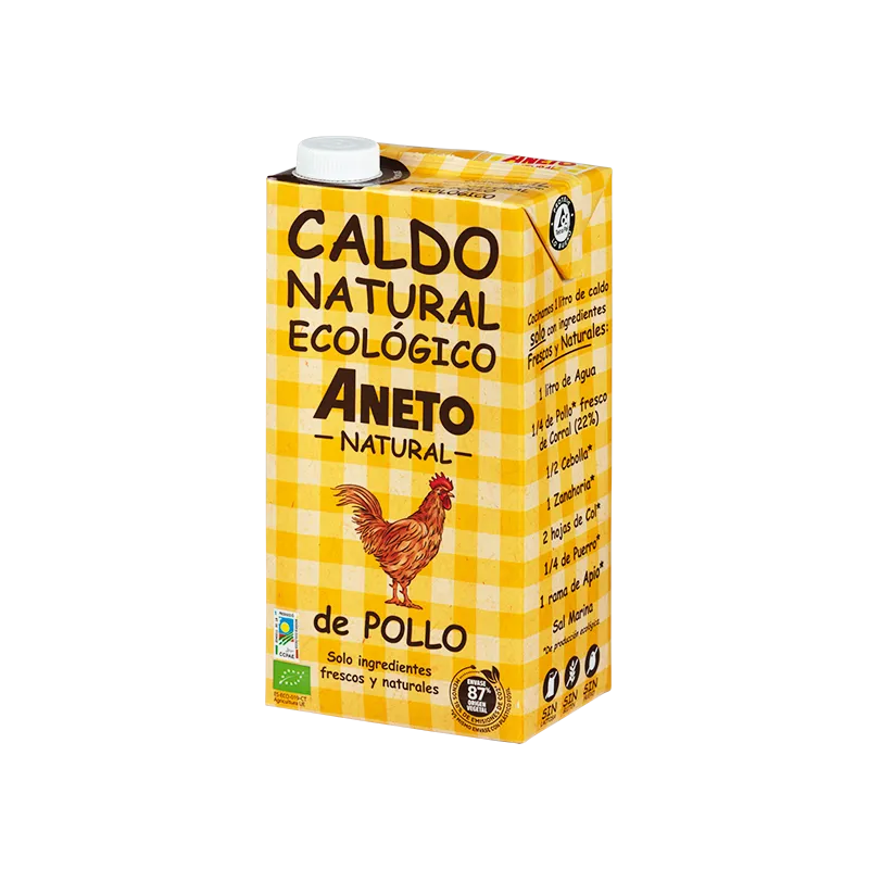 Bulion z kurczaka Aneto – ekologiczny, bezglutenowy, 1L