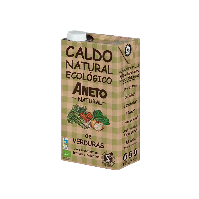 Bulion warzywny Aneto – ekologiczny, bezglutenowy, 1L