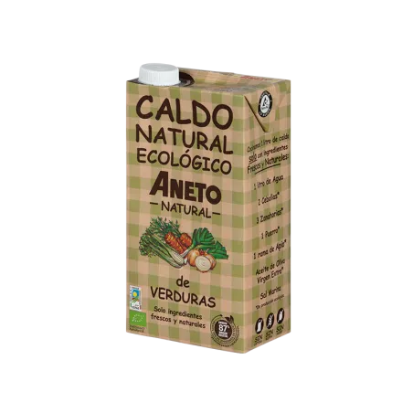 Bulion warzywny Aneto – ekologiczny, bezglutenowy, 1L