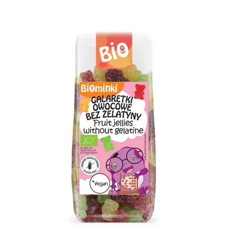 Galaretki Owocowe BIO 100 g – Bez Żelatyny i Glutenu