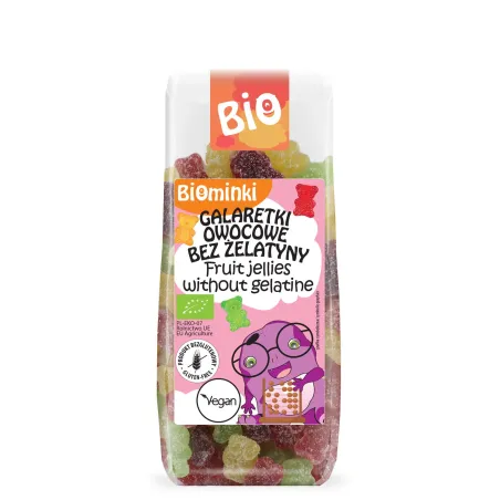 Galaretki Owocowe BIO 100 g – Bez Żelatyny i Glutenu