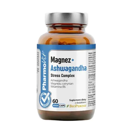 Magnez + Ashwagandha Stress Complex | Bezglutenowy suplement