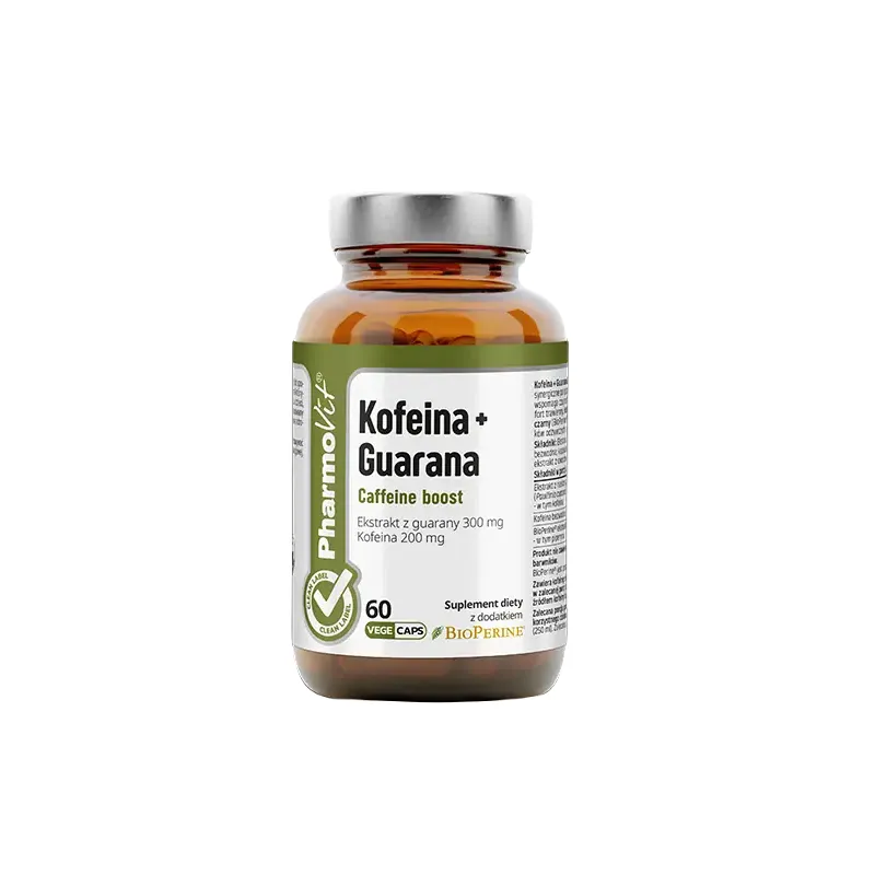 Kofeina + Guarana | Naturalna energia i koncentracja