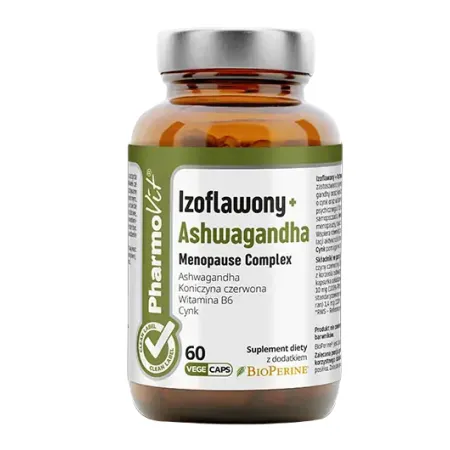 Izoflawony + Ashwagandha | Naturalne wsparcie w menopauzie