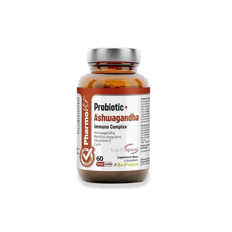 Probiotic + Ashwagandha | Naturalne wsparcie odporności i jelit