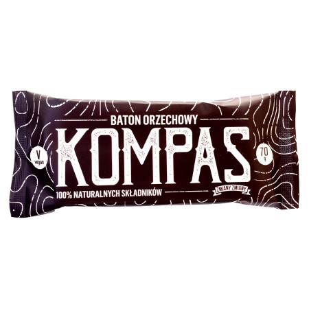 BATON ORZECHOWY "KOMPAS" BEZGLUTENOWY 70 g - ZMIANY ZMIANY