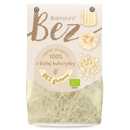 Makaron Bezglutenowy BIO Krajanka z Białej Kukurydzy 250 g – BARTOLINI