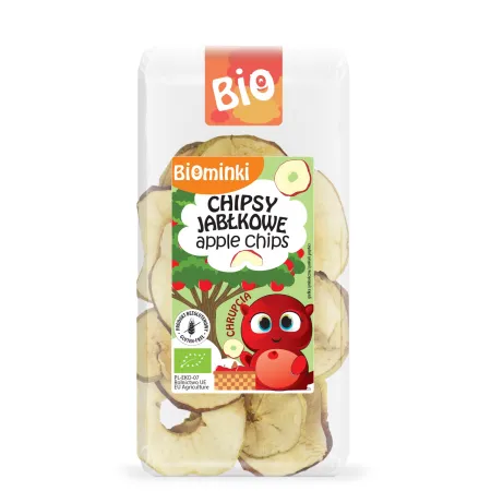 Chipsy Jabłkowe BIO 30 g – Naturalna Przekąska Bezglutenowa