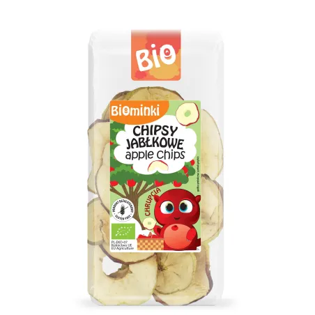 Chipsy Jabłkowe BIO 30 g – Naturalna Przekąska Bezglutenowa