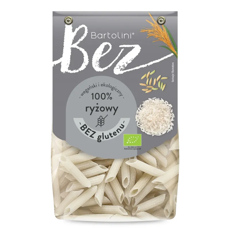Makaron Ryżowy Bezglutenowy BIO Penne 250 g – BARTOLINI