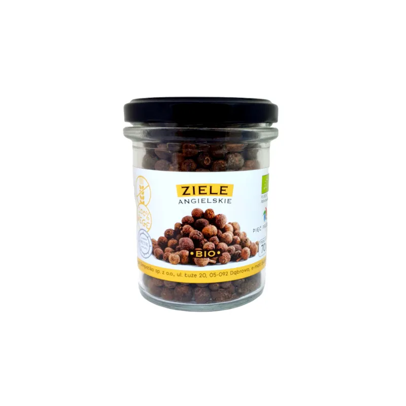 Ekologiczne Ziele Angielskie BIO 70 g – bezglutenowe, aromatyczne