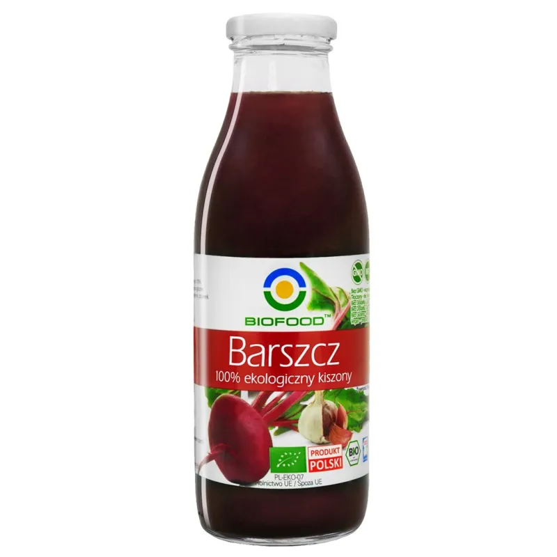 Barszcz z Buraków Kiszonych BIO 500 ml – Naturalny i Bezglutenowy