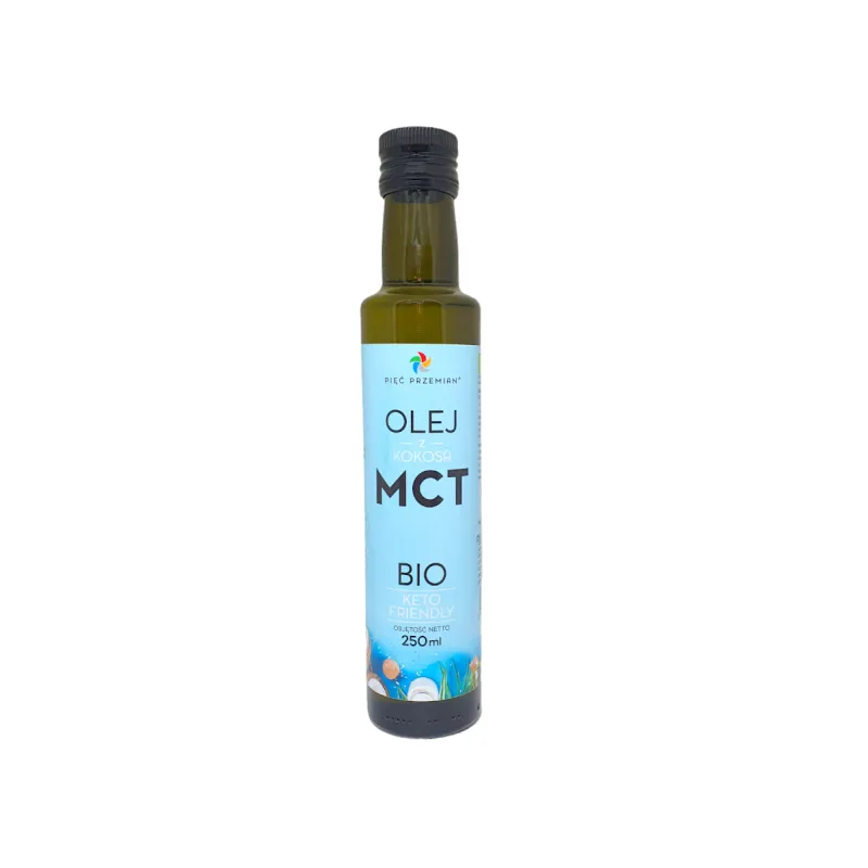 Olej kokosowy MCT KETO BIO 250 ml – idealny na dietę keto
