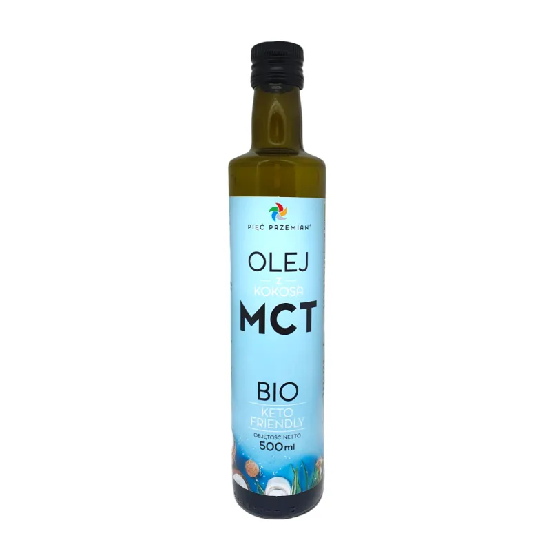 Olej kokosowy MCT KETO BIO 500 ml – idealny na dietę keto