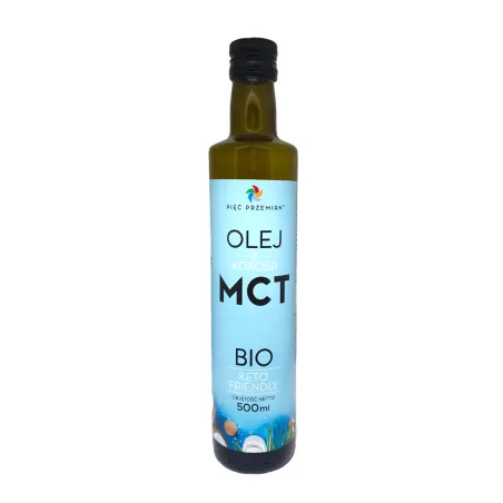 Olej kokosowy MCT KETO BIO 500 ml – idealny na dietę keto