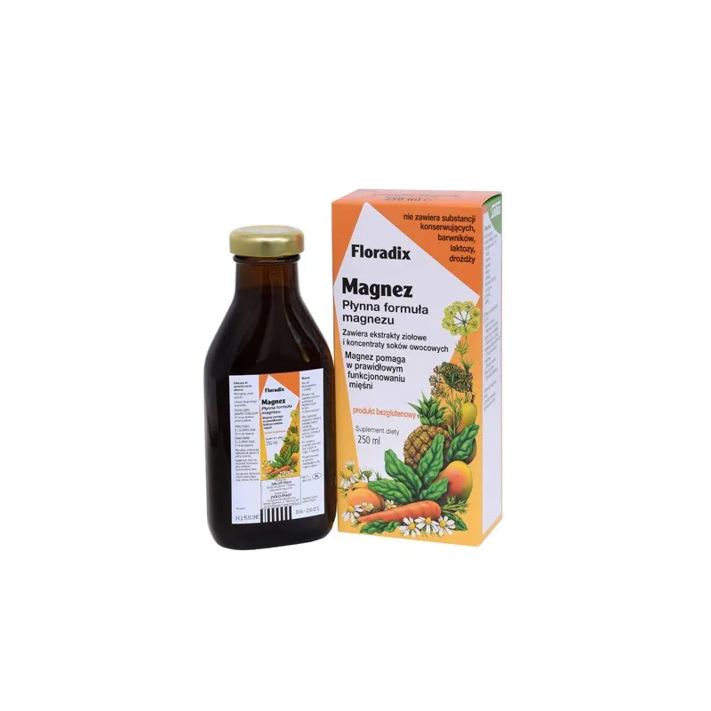 Floradix Magnez – płynny suplement, łatwo przyswajalny