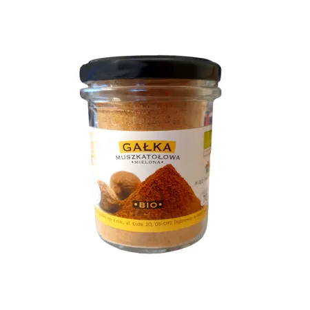 Gałka Muszkatołowa Mielona BIO 70 g | Bezglutenowa | Pięć Przemian