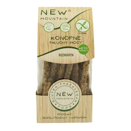 Paluchy Mocy Konopne z Rozmarynem | Bezglutenowe i Wegańskie | NEW MOUNTAIN