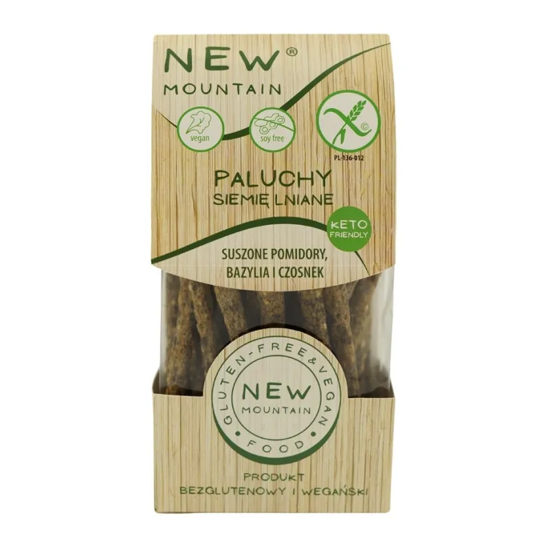 Paluchy z Siemieniem i Pomidorami | Bezglutenowe | Wegańskie | NEW MOUNTAIN