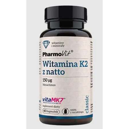 Witamina K2 (150 μg) | Naturalna z Natto | Wspiera Kości i Krzepnięcie