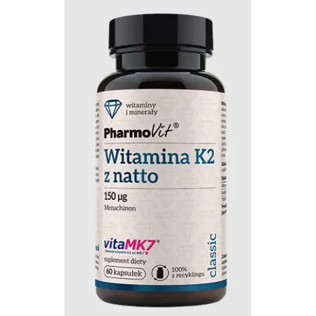 Witamina K2 (150 μg) | Naturalna z Natto | Wspiera Kości i Krzepnięcie