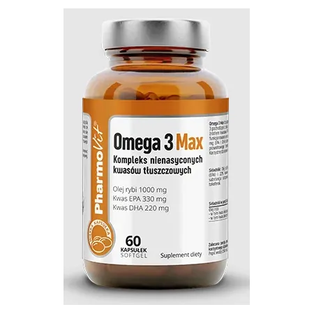 Omega 3 Max | Wsparcie dla Serca, Mózgu i Wzroku | PHARMOVIT